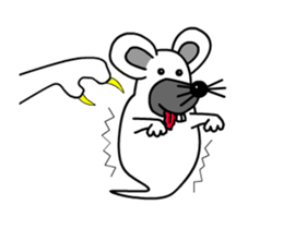 Animations: Ghost's Mimichy mouse. sticker #13411922