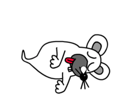 Animations: Ghost's Mimichy mouse. sticker #13411923
