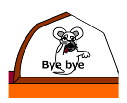 Animations: Ghost's Mimichy mouse. sticker #13411938