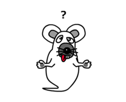 Animations: Ghost's Mimichy mouse. sticker #13411941