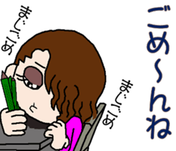 Female university students Part2 sticker #13412070