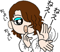 Female university students Part2 sticker #13412081