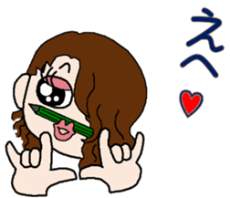 Female university students Part2 sticker #13412089