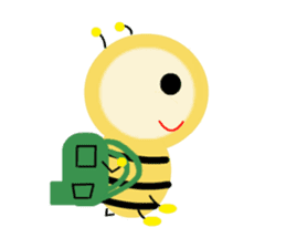 Light bulb Bees sticker #13412238