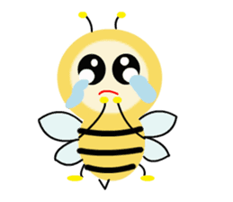 Light bulb Bees sticker #13412239