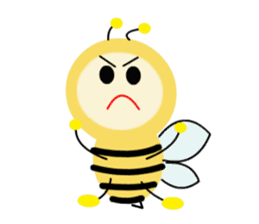 Light bulb Bees sticker #13412240