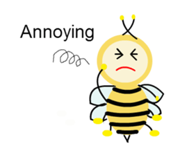 Light bulb Bees sticker #13412241