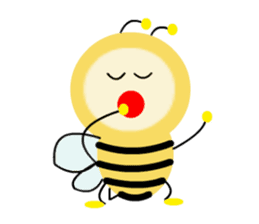 Light bulb Bees sticker #13412245
