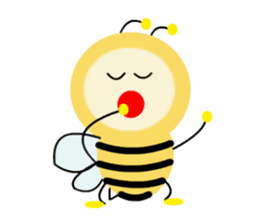 Light bulb Bees sticker #13412245
