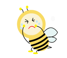 Light bulb Bees sticker #13412246
