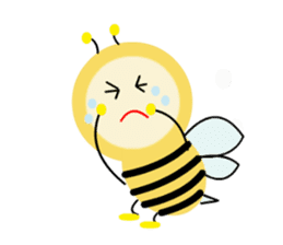 Light bulb Bees sticker #13412246