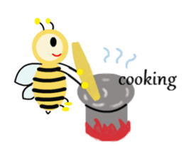 Light bulb Bees sticker #13412247