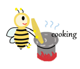 Light bulb Bees sticker #13412247