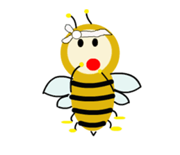 Light bulb Bees sticker #13412249
