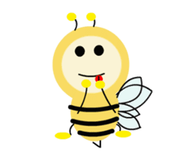 Light bulb Bees sticker #13412250