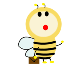 Light bulb Bees sticker #13412253