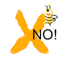 Light bulb Bees sticker #13412260