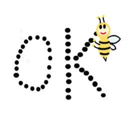 Light bulb Bees sticker #13412261