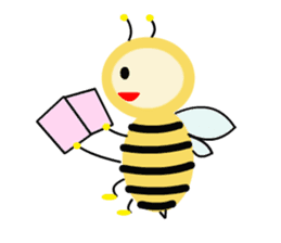 Light bulb Bees sticker #13412263