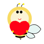 Light bulb Bees sticker #13412267