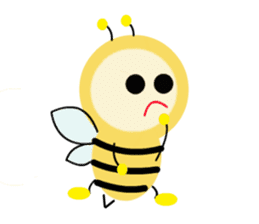 Light bulb Bees sticker #13412273