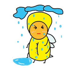 Light bulb Bees sticker #13412277