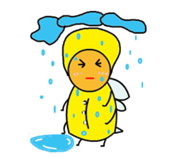 Light bulb Bees sticker #13412277