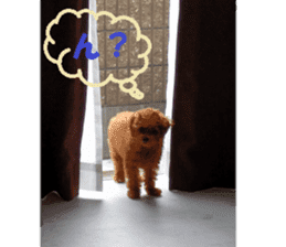 Toy Poodle Lion sticker #13412744