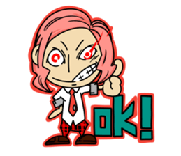 Eyes Rikio child Sticker2 sticker #13412889