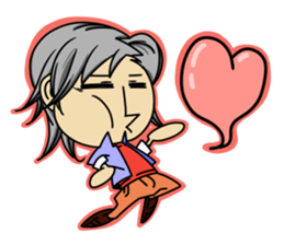 Eyes Rikio child Sticker2 sticker #13412893