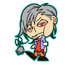 Eyes Rikio child Sticker2 sticker #13412895