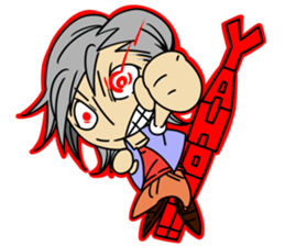 Eyes Rikio child Sticker2 sticker #13412896