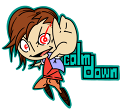 Eyes Rikio child Sticker2 sticker #13412898