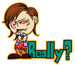 Eyes Rikio child Sticker2 sticker #13412900