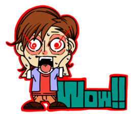 Eyes Rikio child Sticker2 sticker #13412901