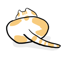 little cute cat sticker #13412985