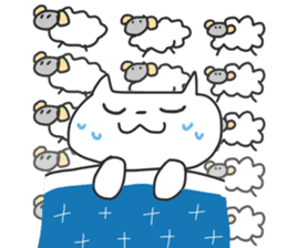 Lazy 'n' Sleepy Cat 2 sticker #13413043