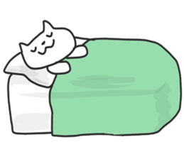 Lazy 'n' Sleepy Cat 2 sticker #13413044