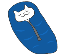 Lazy 'n' Sleepy Cat 2 sticker #13413046