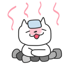 Lazy 'n' Sleepy Cat 2 sticker #13413068