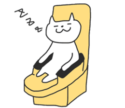 Lazy 'n' Sleepy Cat 2 sticker #13413069