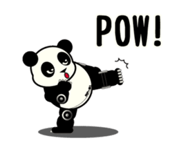 Move! ROBO Panda English sticker #13413863