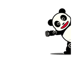 Move! ROBO Panda English sticker #13413866