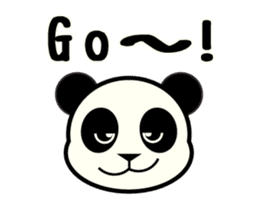 Move! ROBO Panda English sticker #13413867
