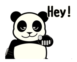 Move! ROBO Panda English sticker #13413870