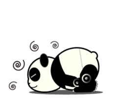 Move! ROBO Panda English sticker #13413871