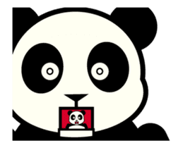 Move! ROBO Panda English sticker #13413879