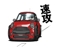 New car in the mini size nimation sticker #13414127