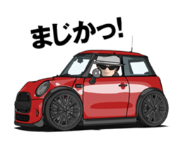 New car in the mini size nimation sticker #13414128