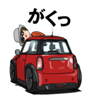 New car in the mini size nimation sticker #13414136